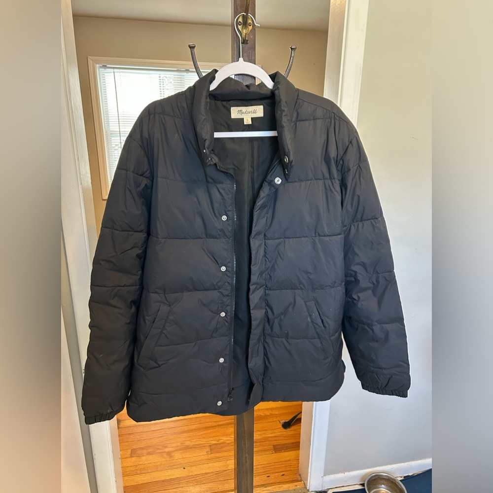 Madewell Men’s Light Down Jacket Black